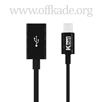 کابل اتصال otg type c  به USB کی نت uc 567 به طول 0.2 متر