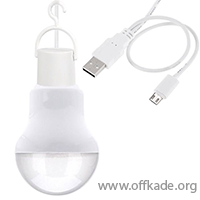 لامپ LED یو اس بی OTG مدل 2 در 1